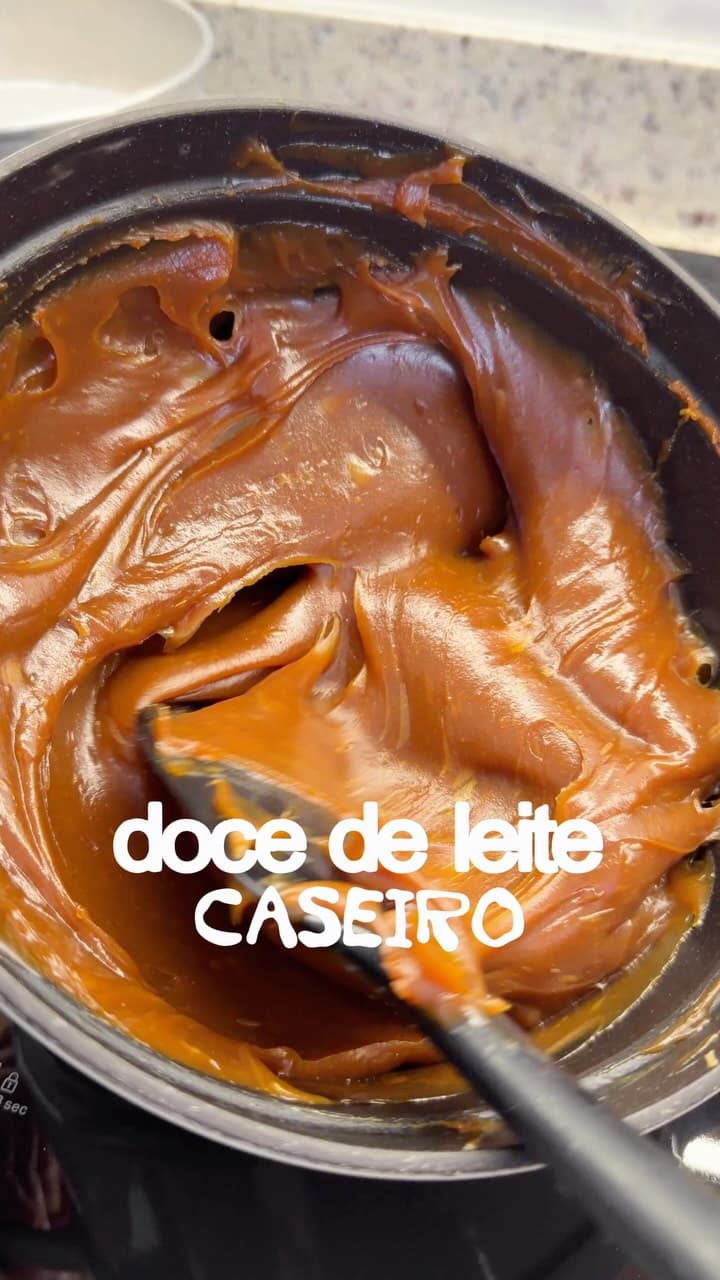 Doce de Leite Caseiro com 4 Ingredientes, Sem Lactose e Vegano