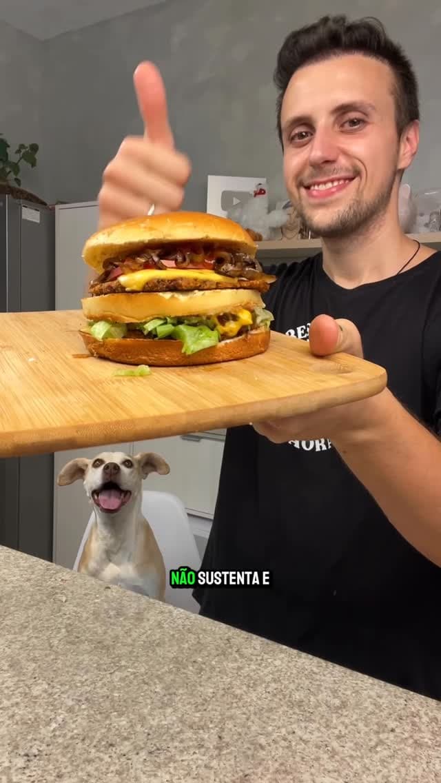 SMASH BURGER DE LENTILHA! 🌱🍔
