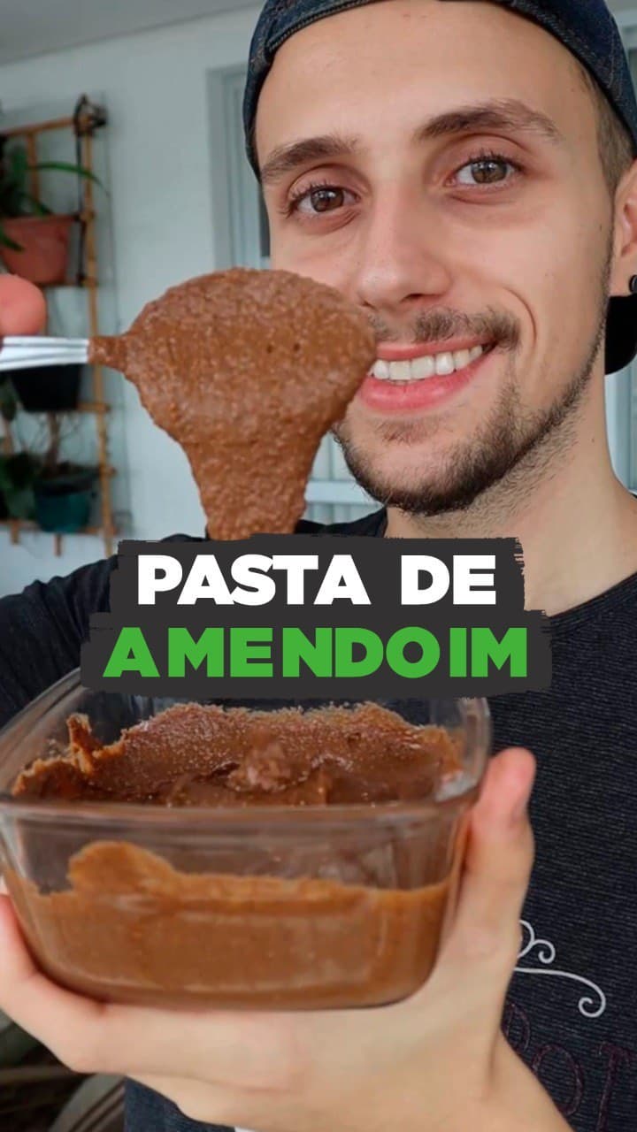 Pasta de Amendoim Caseira sabor Chocolate