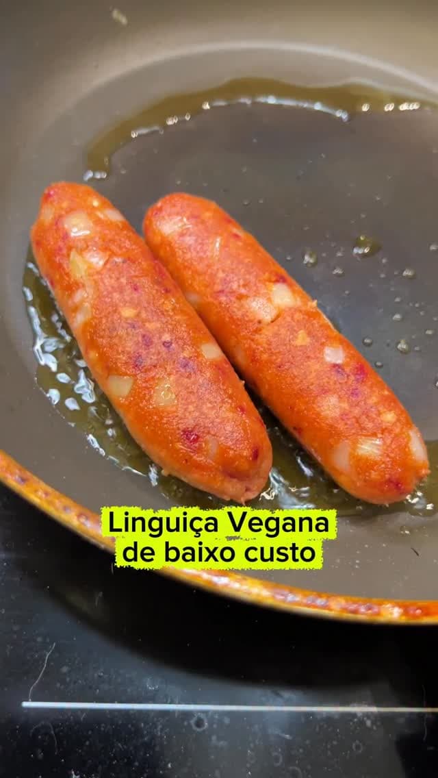 LINGUIÇA VEGANA DE BAIXO CUSTO! 😋🌱🙌🏻😬